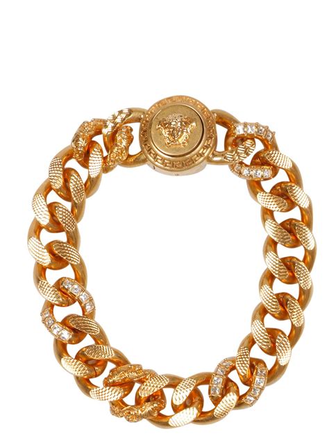 versace bracelet mens|versace men's gold bracelet.